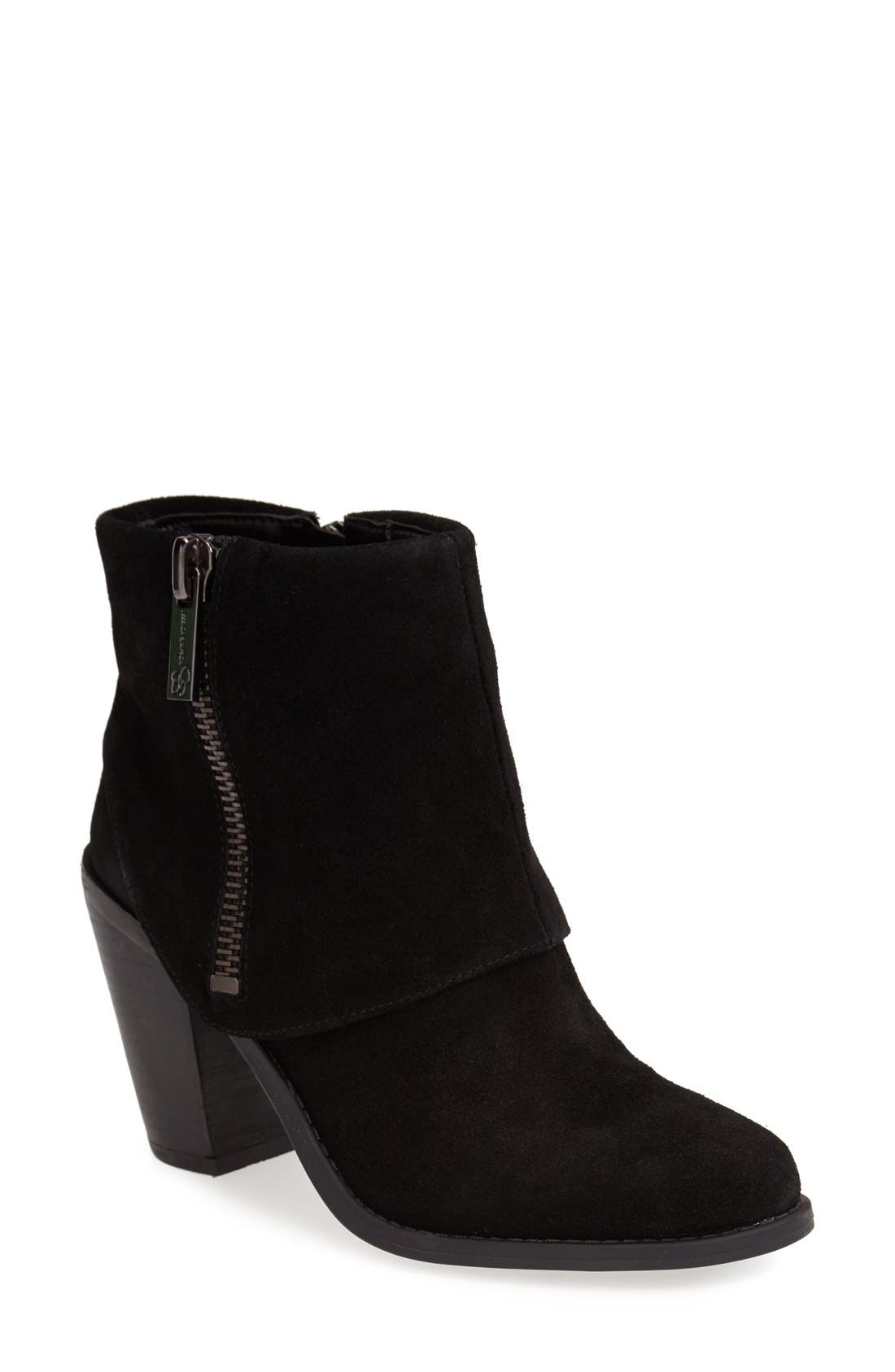 'Caufield' Bootie, Main, color, BLACK