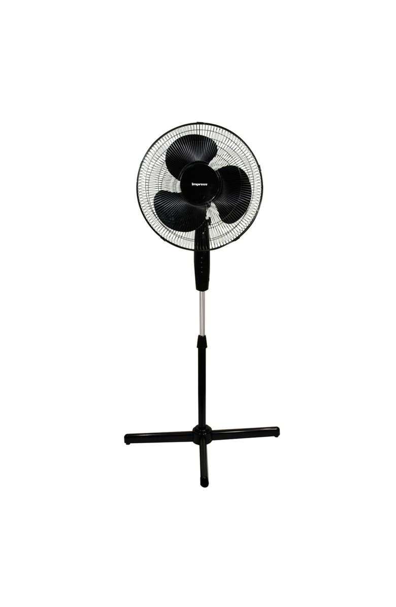 Impress Handi-Fan 16 Inch Oscillating Stand Fan, Main, color, Black