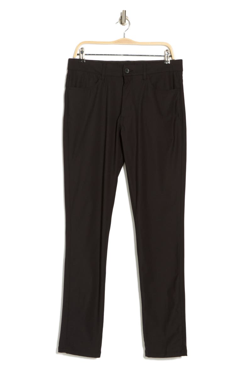 Tech Power Stretch Comfort Slim Leg Pants, Alternate, color, BLACK