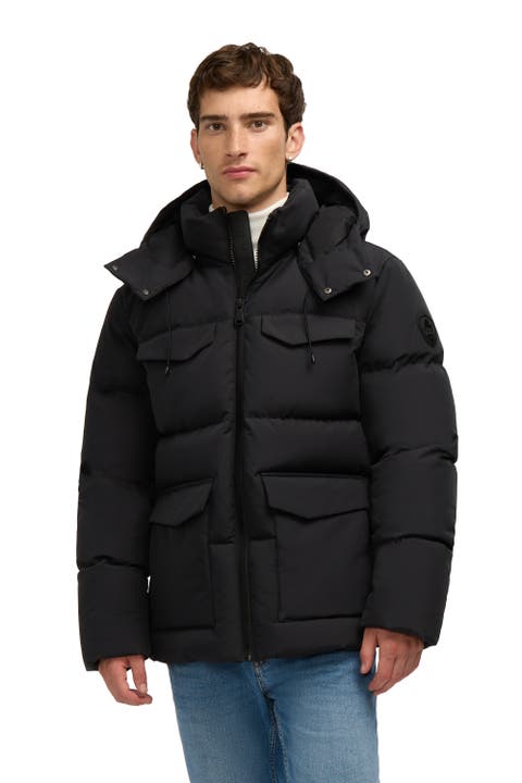Miles Midweight Puffer Jacket with Removable Hood