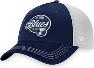 FANATICS Women's Fanatics Branded Navy/White St. Louis Blues Fundamental Trucker Adjustable Hat