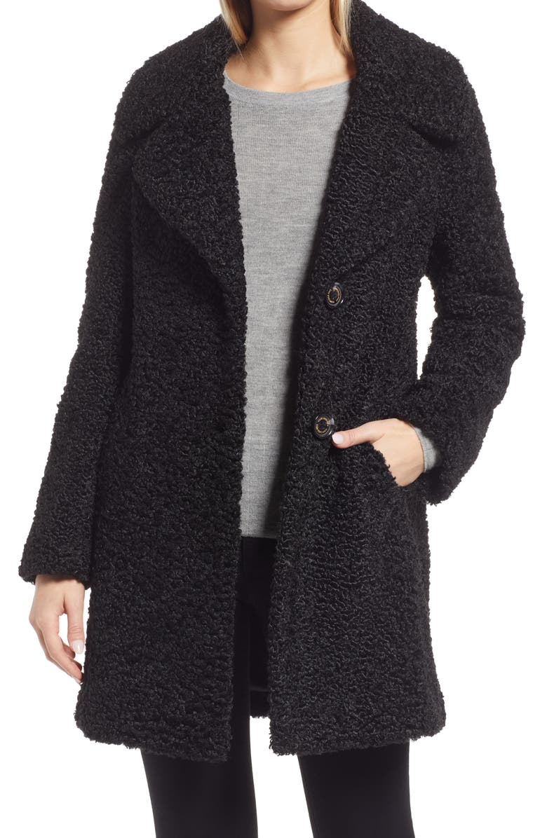 Sam Edelman Faux Shearling Jacket, Main, color, 