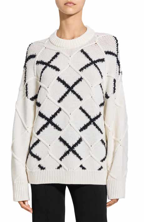 Theory Merino Wool Argyle Sweater