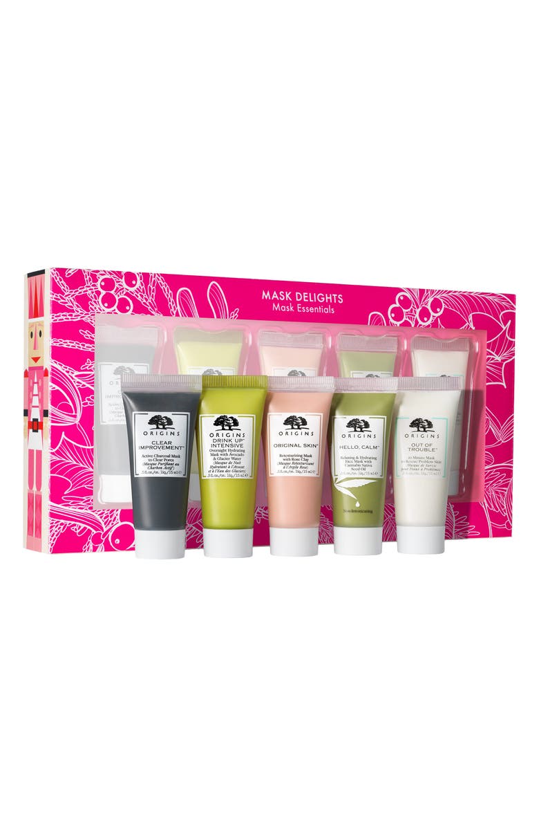 Origins Mask Delights Travel Size Mask Essentials Set, Main, color, 