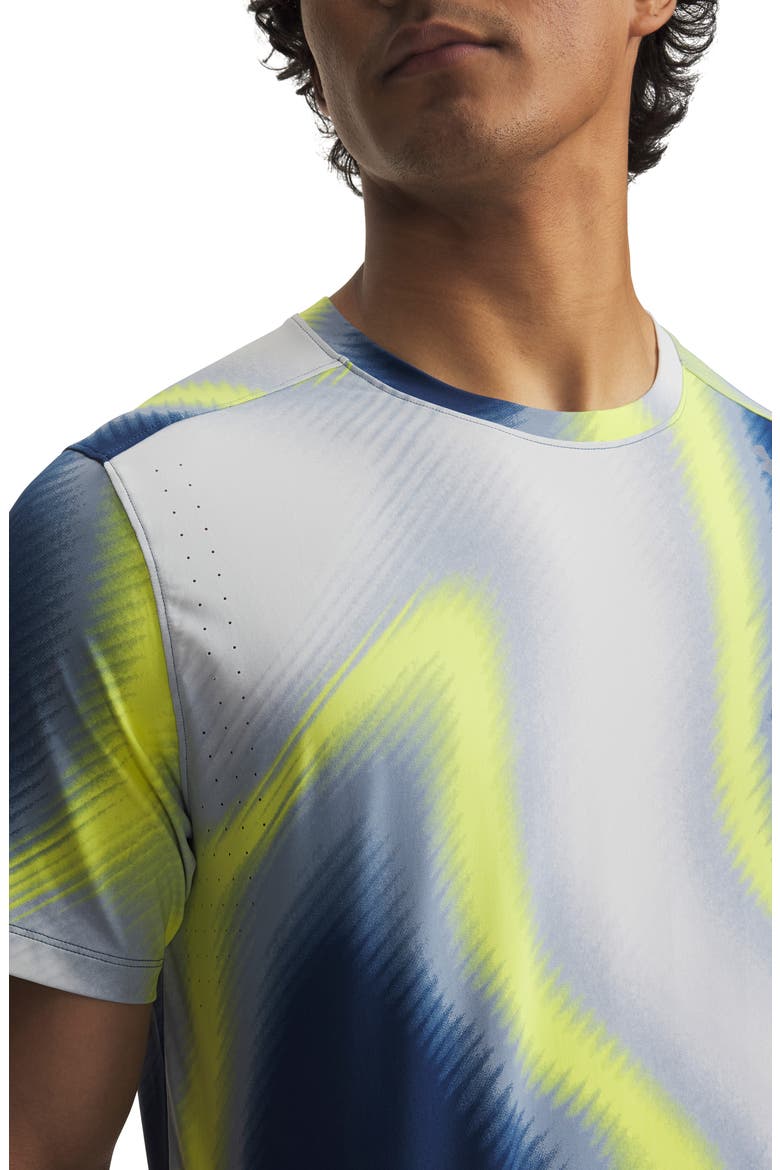 Velociti Pro Graphic Performance T-Shirt, Alternate, color, BLACKOUT NAVY/ SILVER