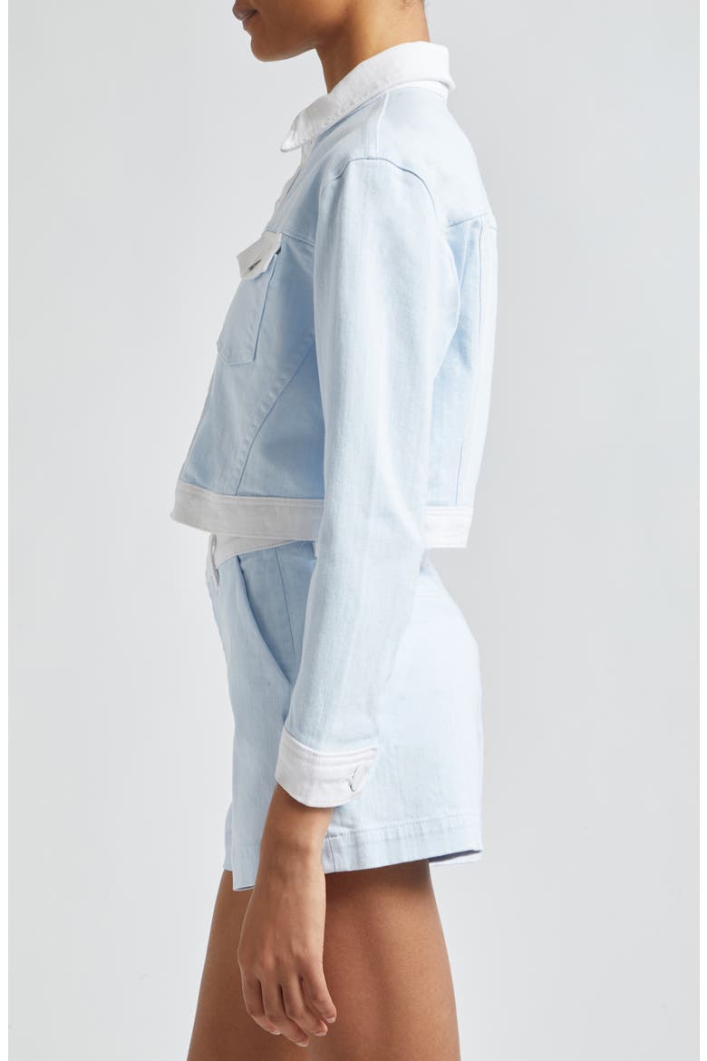 Koda Colorblock Crop Jacket, Alternate, color, ICE WATER