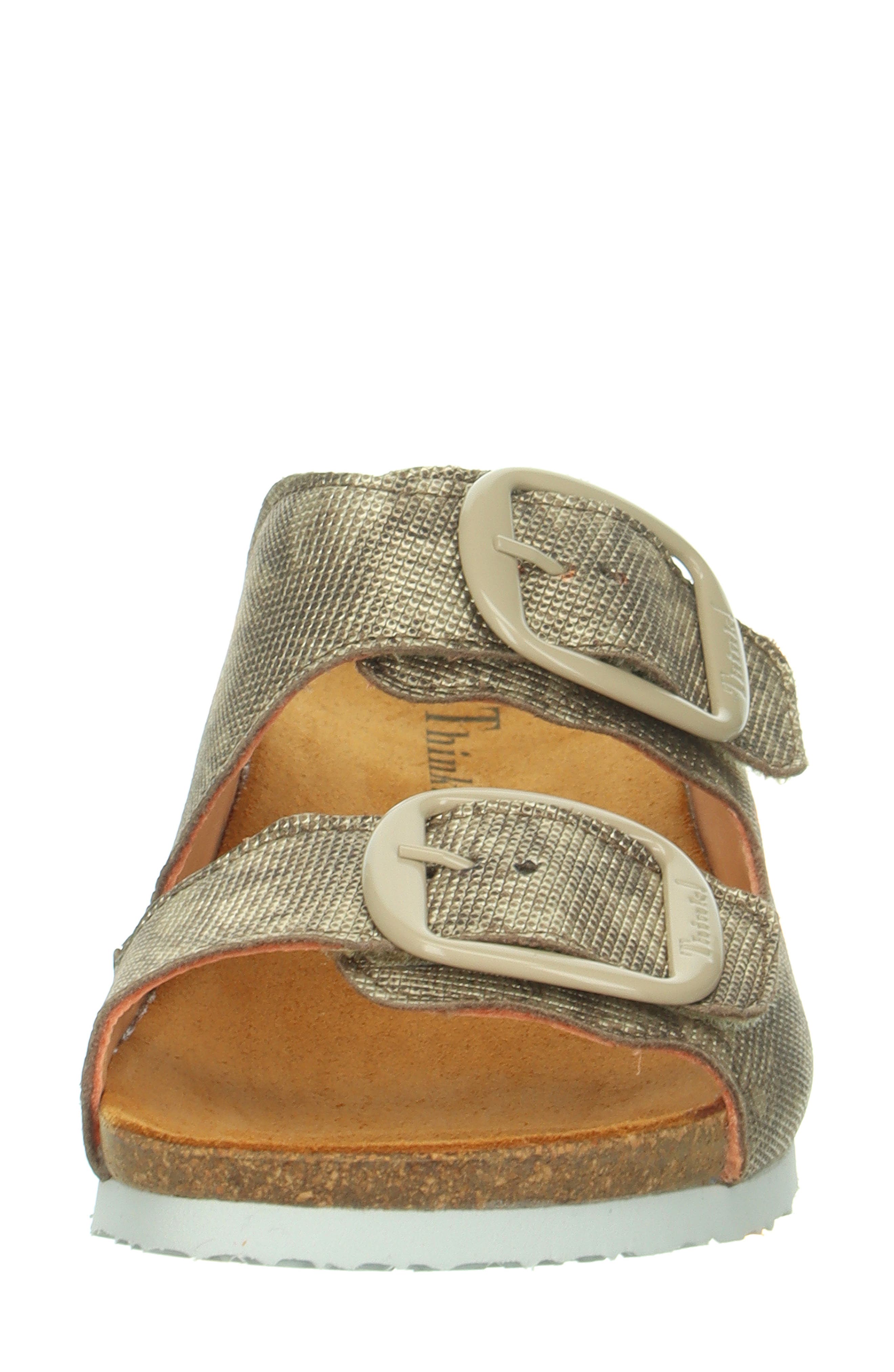 Julie Buckle Sandal, Alternate, color, TAUPE