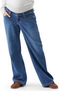 Ripe Maternity Billie Elastic Wide Leg Maternity Jeans