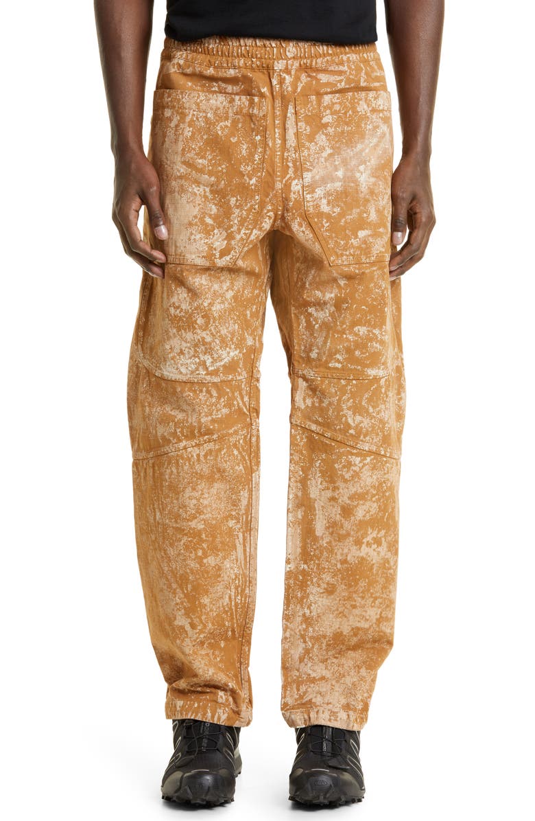 RANRA Oss Bleached Out Cotton Ripstop Pants, Main, color, 