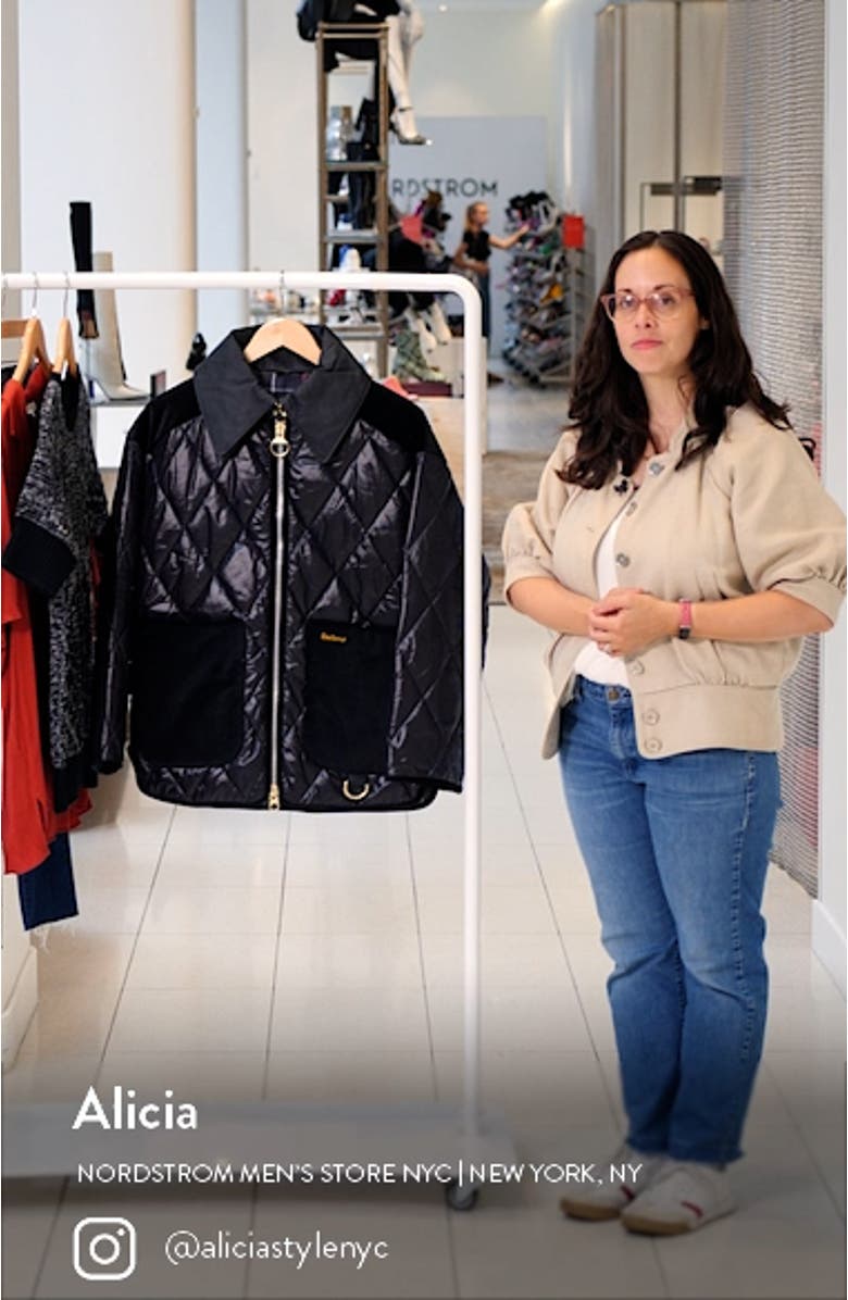 Premium Woodhall Quilted Zip-Up Jacket, sales video thumbnail