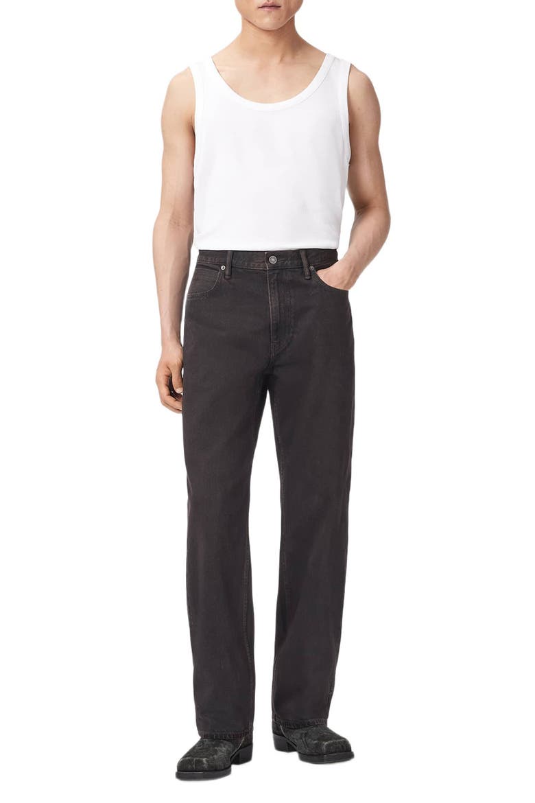 Mullen Relaxed Leg Jeans, Alternate, color, OVERDYED BROWN