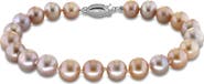 DELMAR Multicolor Cultured Pearl Strand Bracelet
