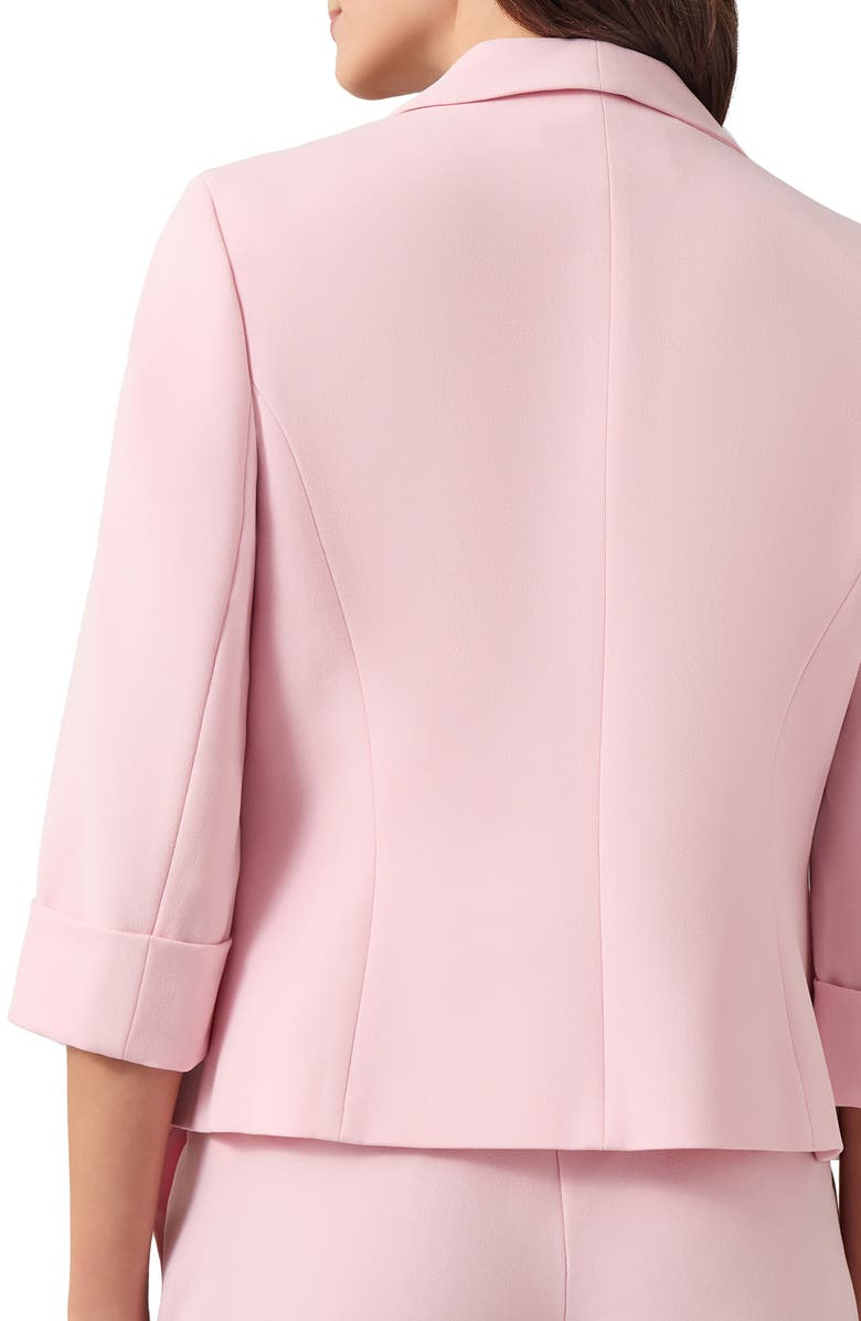 KASPER Three Quarter Sleeve Shawl Collar Blazer, Alternate, color, Tutu Pink