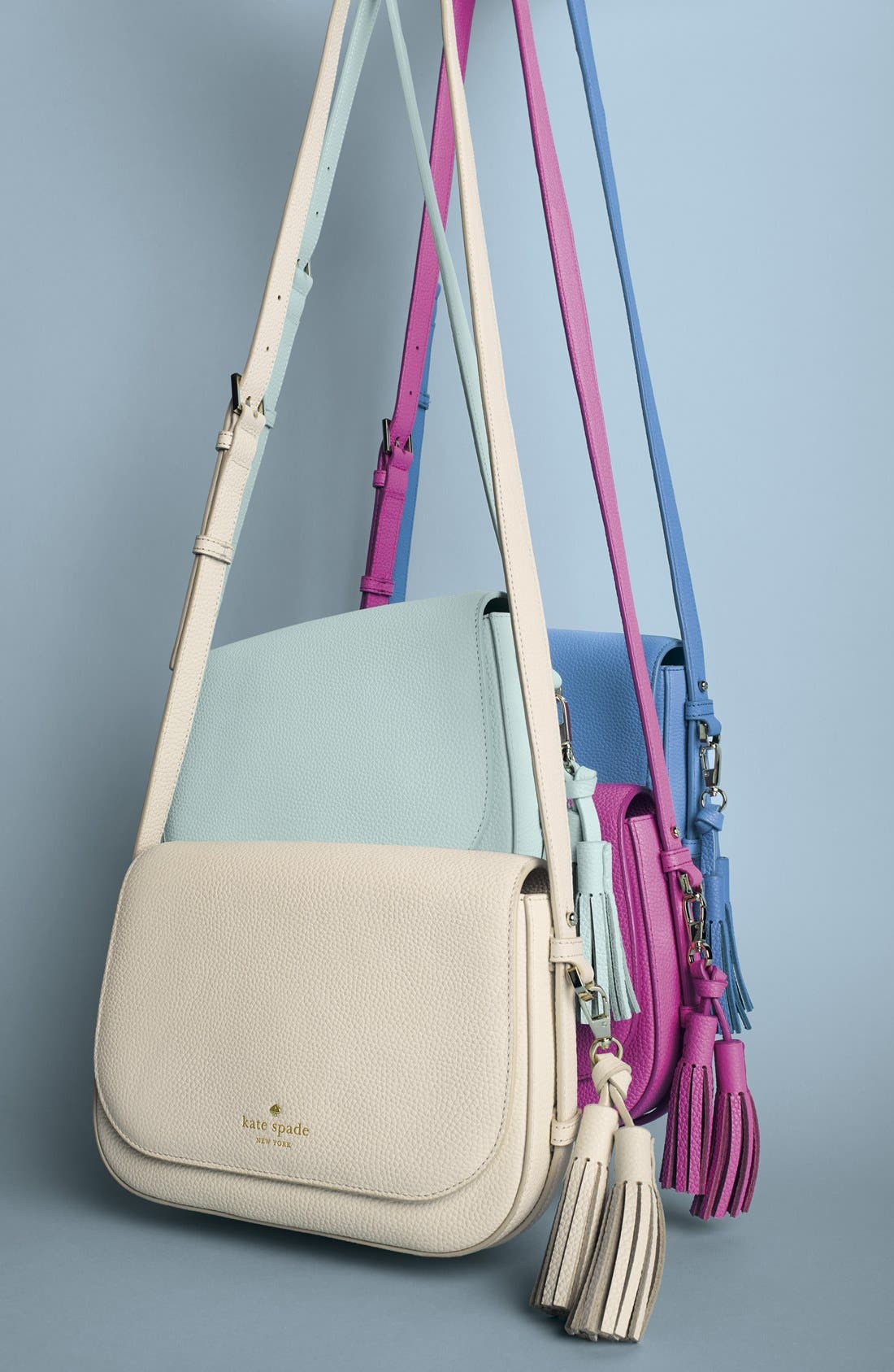 Kate Spade New York 'orchard street - penelope' tassel leather crossbody bag, Alternate, color, 