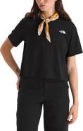 The North Face Evolution Simple Dome Relaxed Crop Cotton T-Shirt