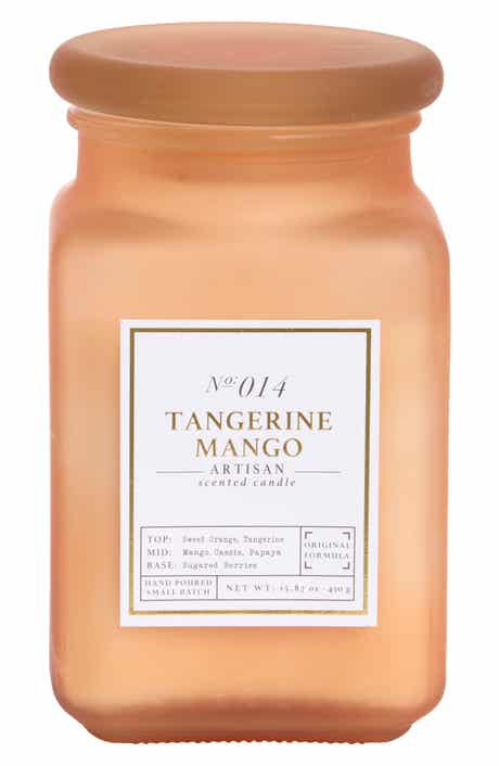 PORTOFINO CANDLES Tangerine Mango Artisan Candle