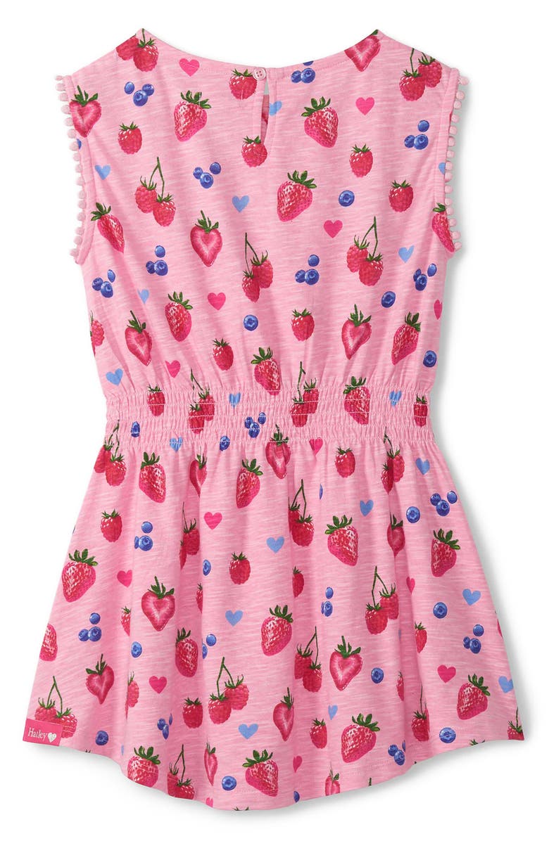 Hatley Kids' Summer Berries Smocked Waist Dress, Alternate, color, 