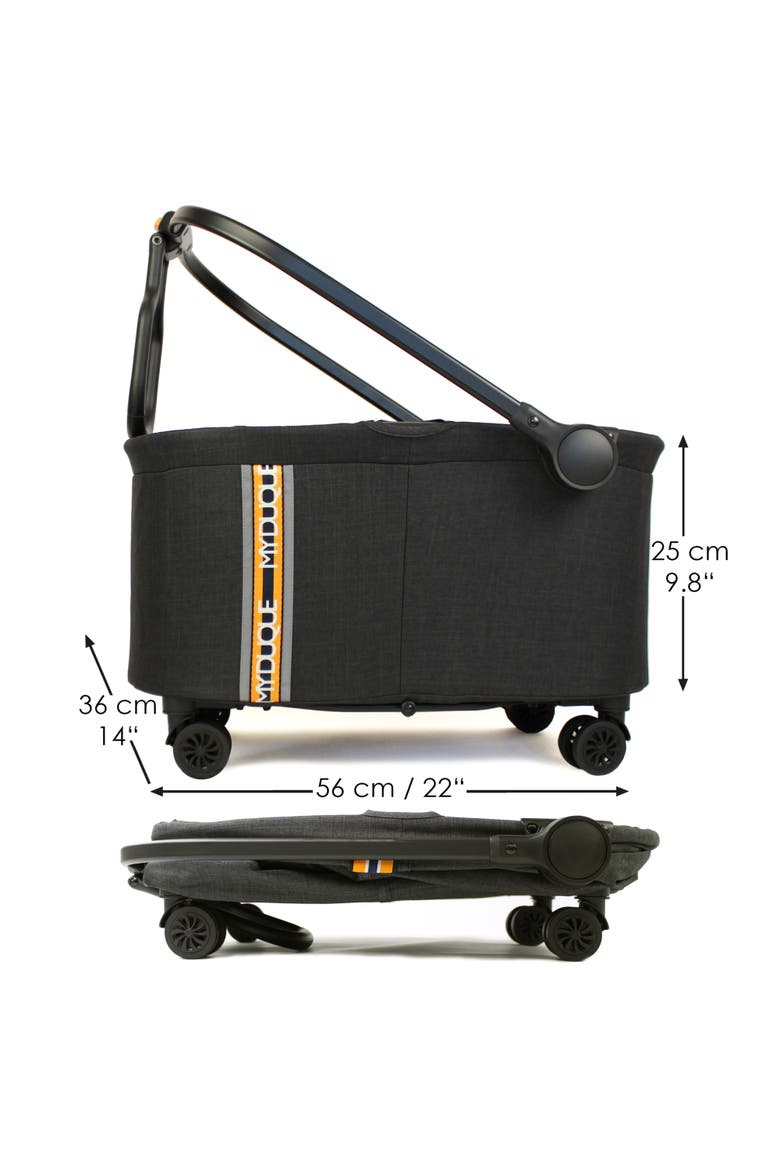 MULTI Bicycle Pannier Basket Utility Cart, Alternate, color, Black