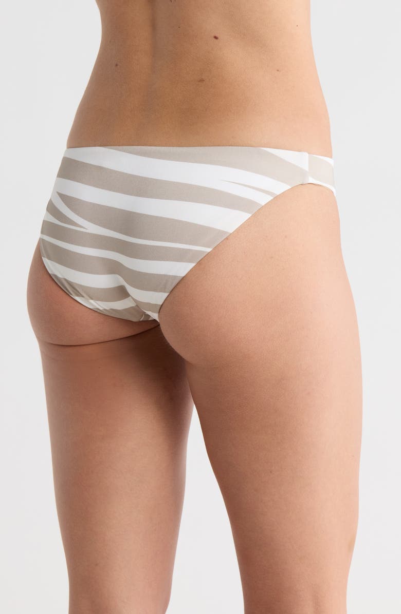 Vitamin A<sup>®</sup> Midori Stripe Bikini Bottoms, Alternate, color, Beige Multi Stripe