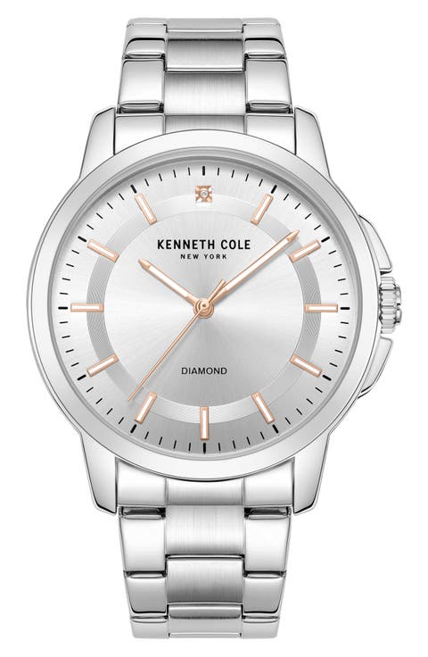 Diamond Bracelet Watch, 44mm - 005ct.