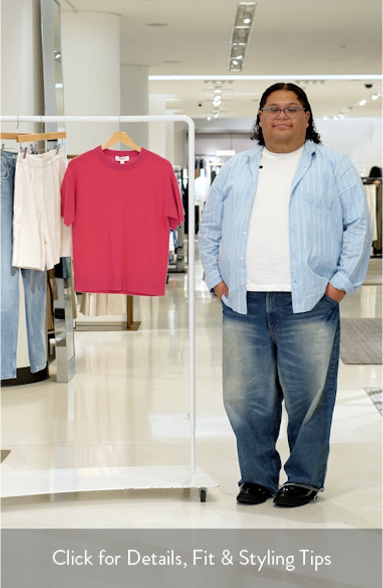 Short Sleeve Cashmere Sweater, sales video thumbnail