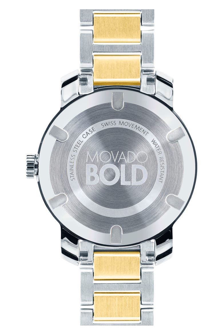 'Bold' Bracelet Watch, 32mm, Alternate, color, SILVER/ GOLD