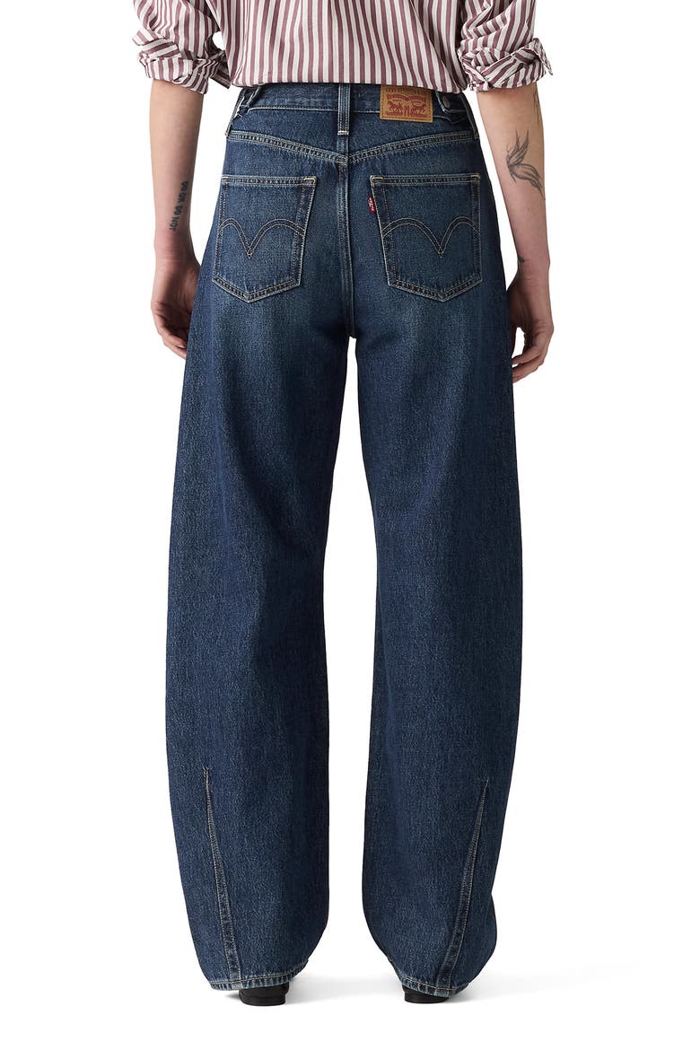 Cinch High Waist Barrel Jeans, Alternate, color, NEW SHADES