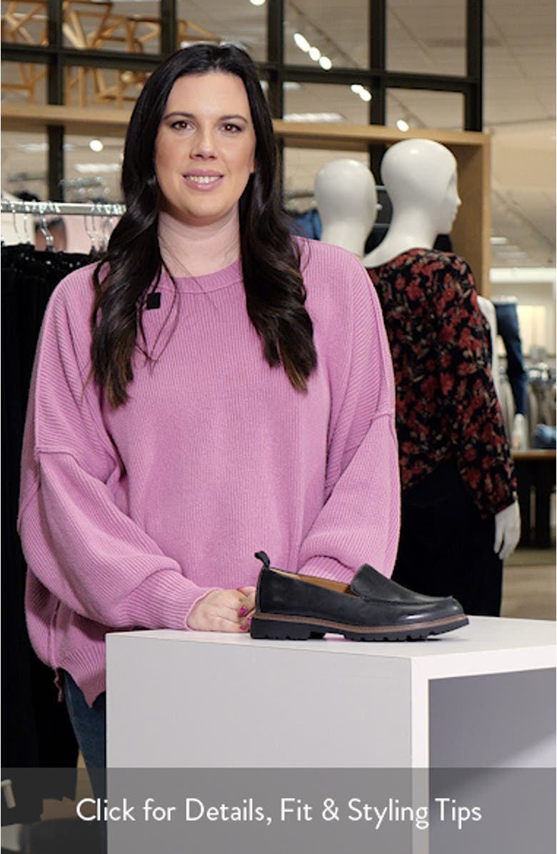 Lindee Lug Sole Loafer, sales video thumbnail