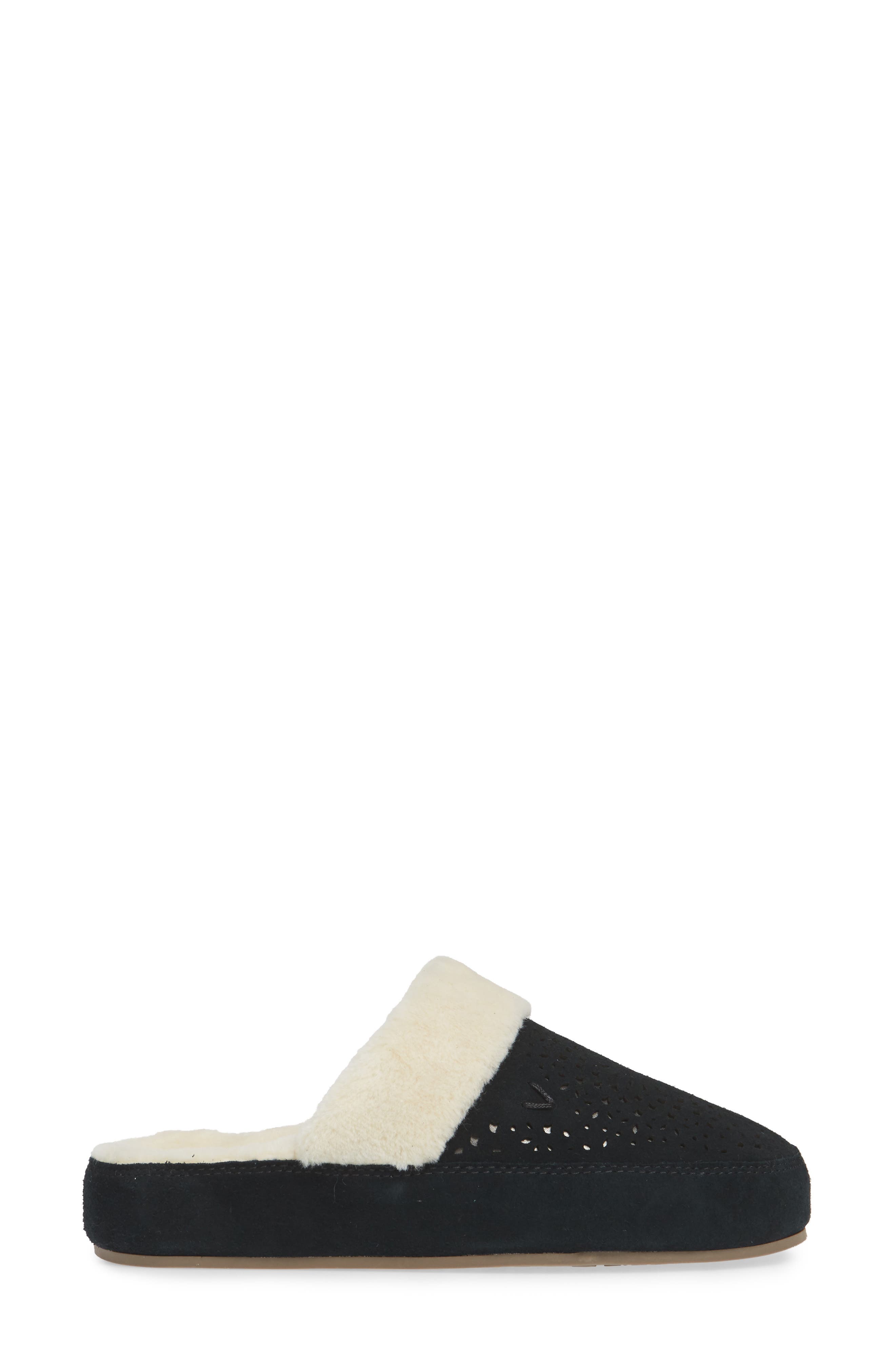 Vionic Leona Faux Fur Lined Slipper, Alternate, color, 