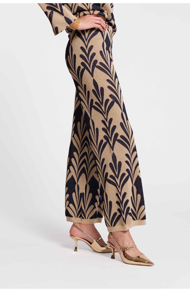 Frances Valentine Dakota Pant, Alternate, color, Navy/Gold