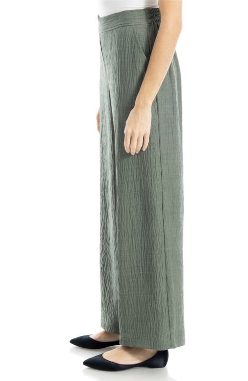 Max Studio Textured Woven Wide Leg Pants