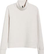 MPG Dreamweave Recycled Polyester Blend Mock Neck Sweatshirt