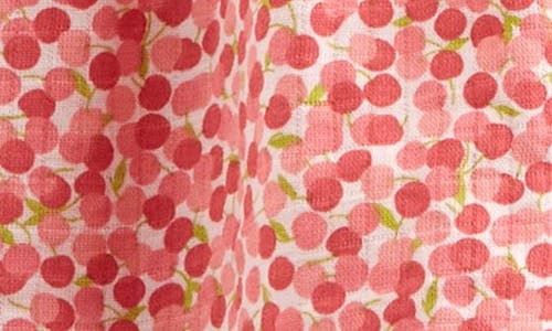 Nordstrom Flutter Sleeve Tie Back Cotton Muslin Sundress & Bloomers In Red