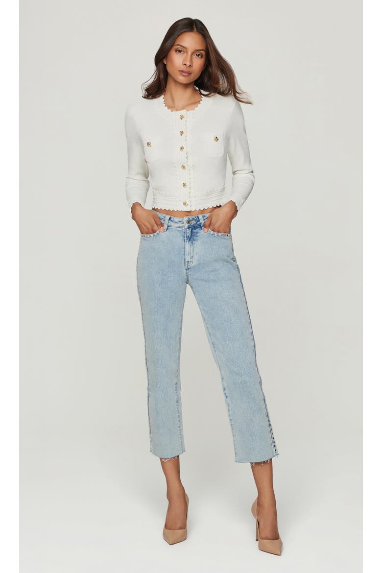 Blossom Cardigan, Alternate, color, white