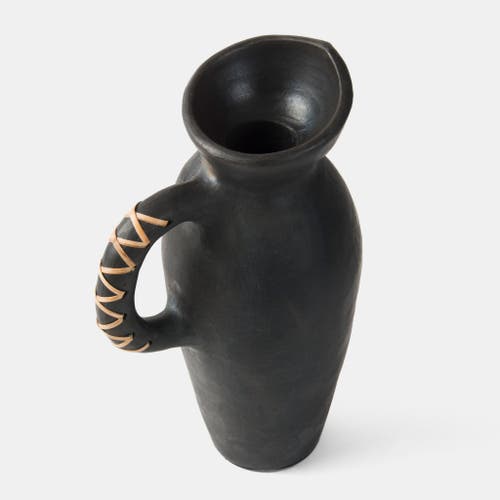 Mela Artisans Longpi Black Clay Vase