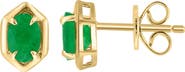 EFFY Oval Emerald Stud Earrings