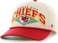 '47 Men's '47  Cream Kansas City Chiefs Pomona Rope Adjustable Hitch Hat