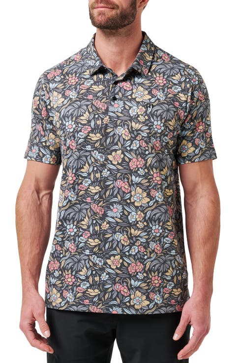 Featherweight Day Floral Piqué Polo