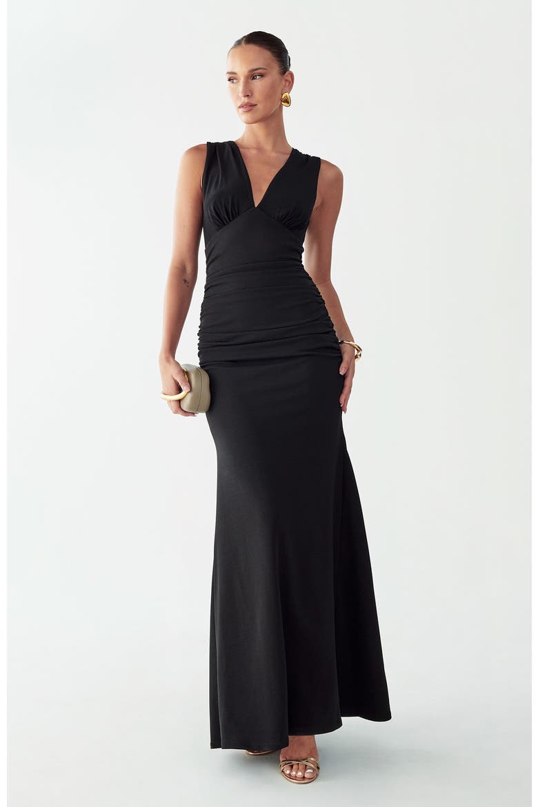 Allen Maxi Dress, Alternate, color, Black