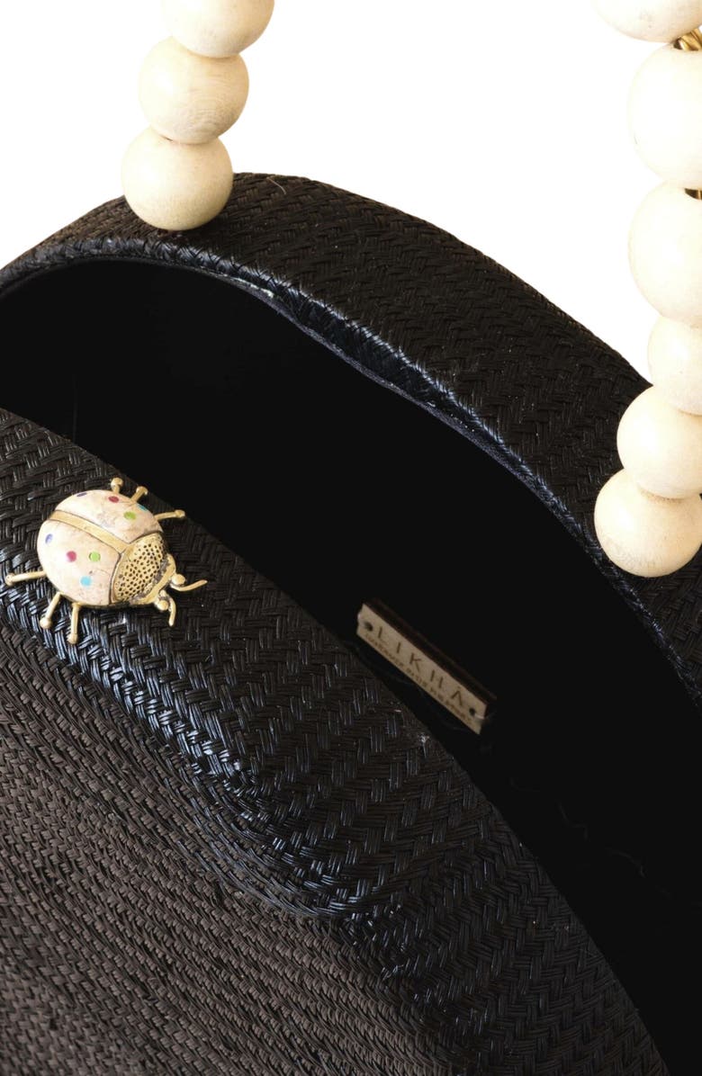 LIKHA Round Top Handle Bag, Alternate, color, Black