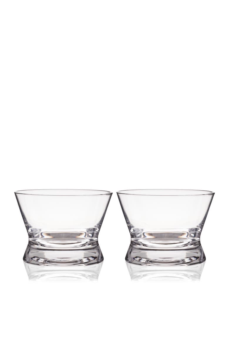 Viski Raye Crystal Tequila Tasting Glasses Set of 2, Main, color, Clear