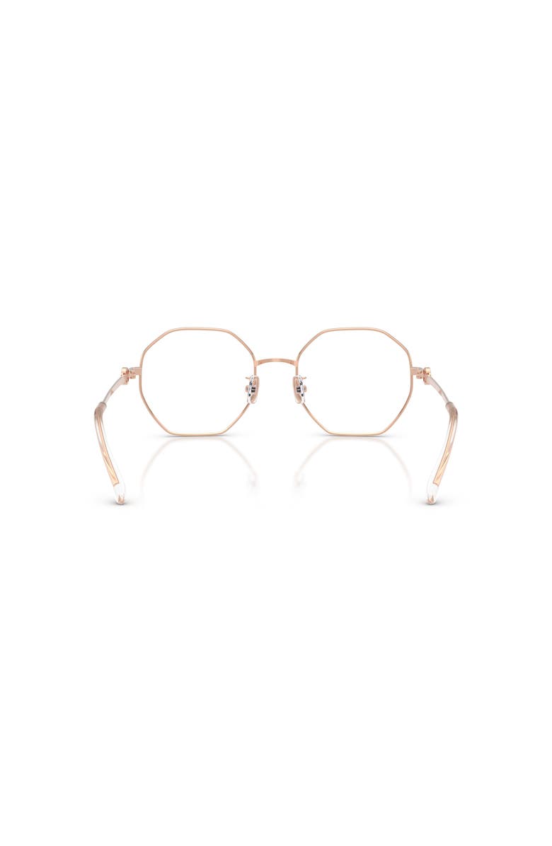 Tory Burch 52mm Irregular optical glasses, Alternate, color, Copper