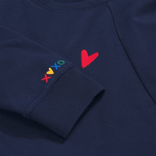 Shop Primary Adult 24/7 Embroidered Sweatshirt In Navy