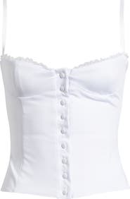 Bella Venice Button-Up Corset Top