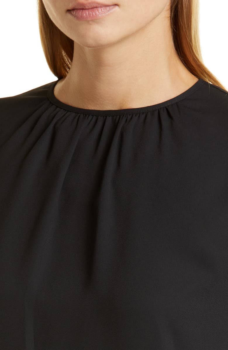 Misook Sheer Sleeve Chiffon Blouse, Alternate, color, 