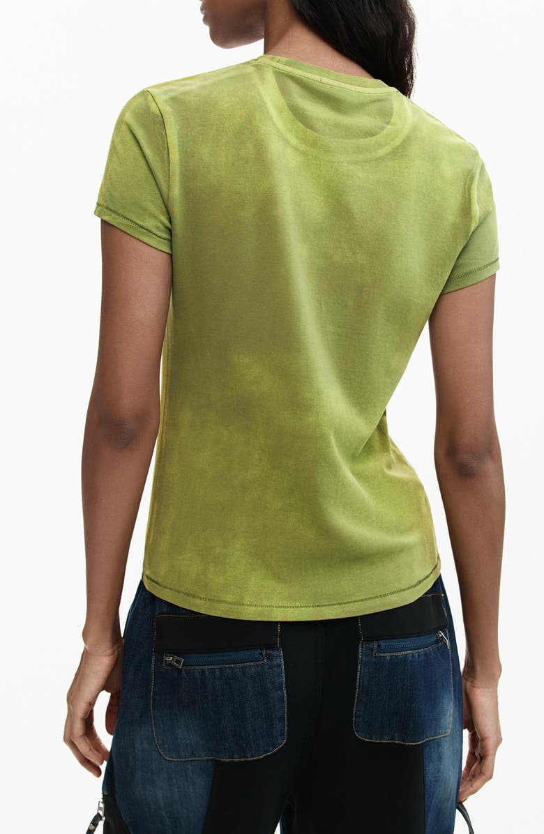 Desigual Floral Cotton Graphic T-Shirt, Alternate, color,