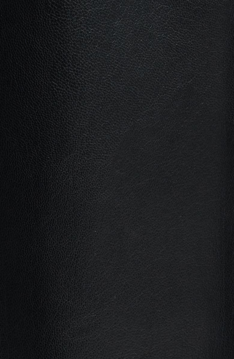 BOSS Orange Tadelena Belted Faux Leather Wide Leg Pants, Alternate, color, 