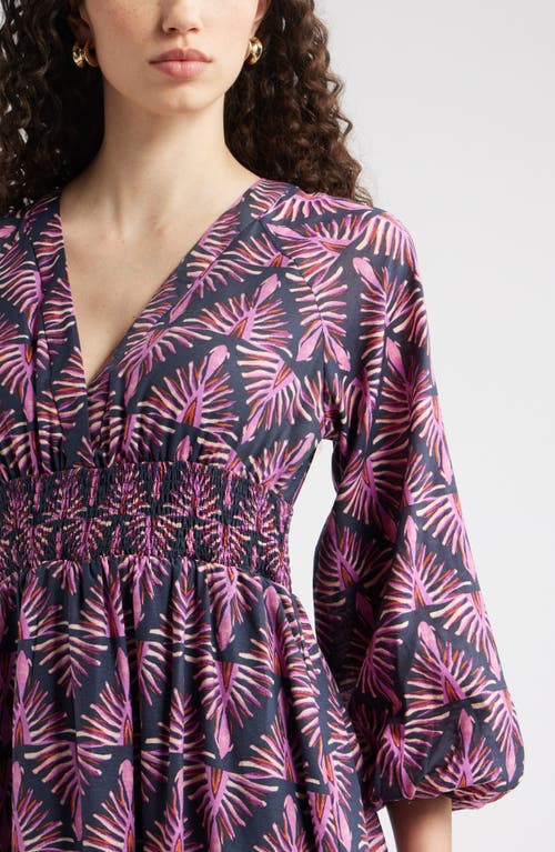 Chelsea28 Tiered Ruffle Long Sleeve Maxi Dress In Purple