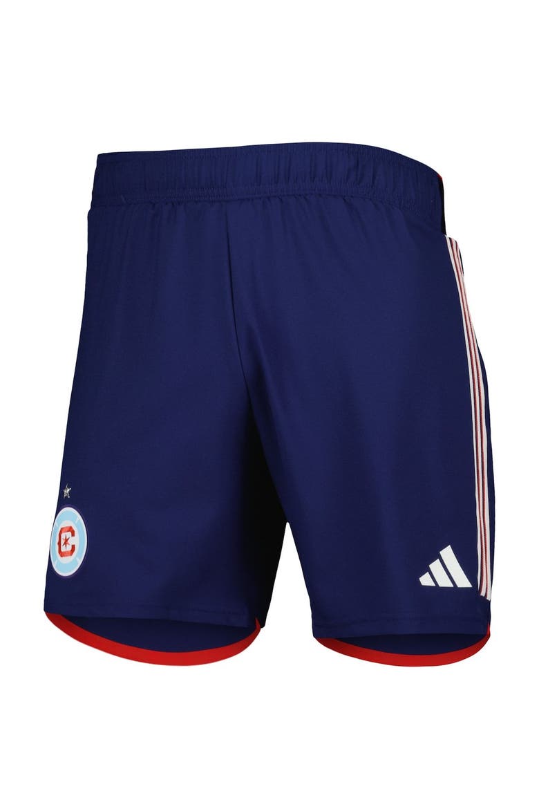 Men's adidas Navy Chicago Fire 2023 Away AEROREADY Authentic Shorts, Alternate, color, Navy