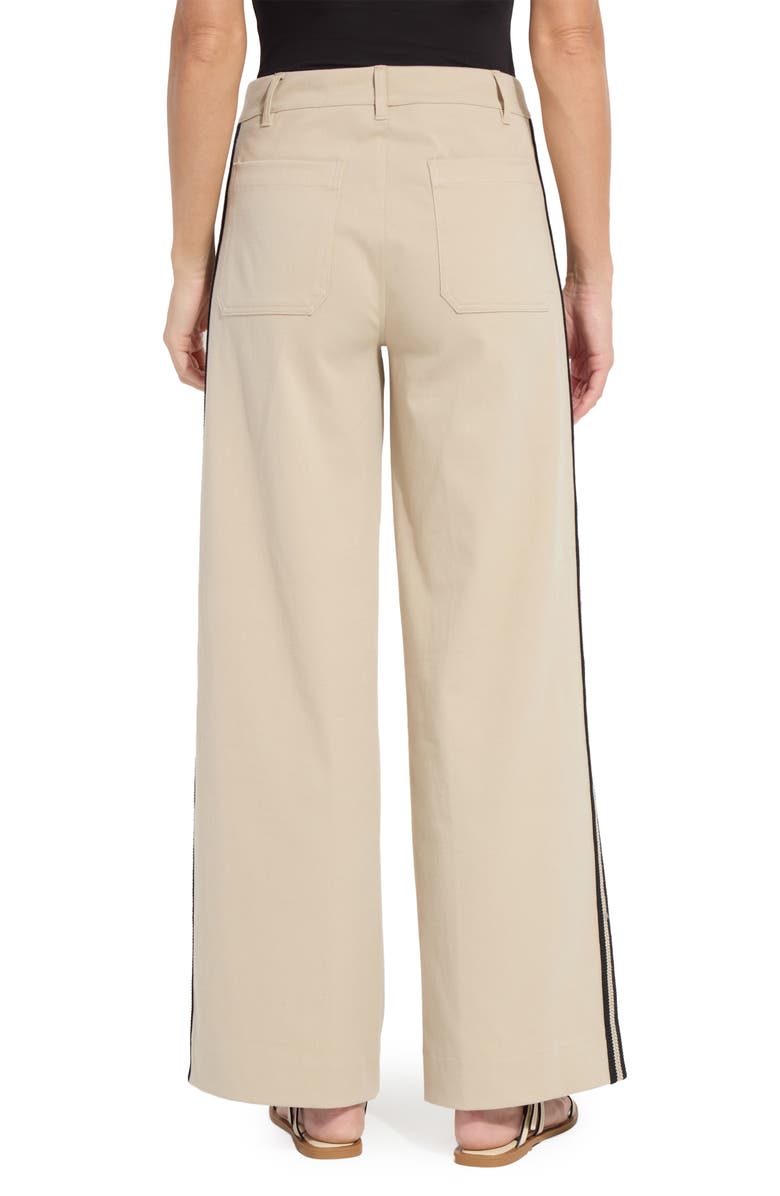 Lysse Brinne Side Stripe Trousers, Alternate, color, Crisp Khaki